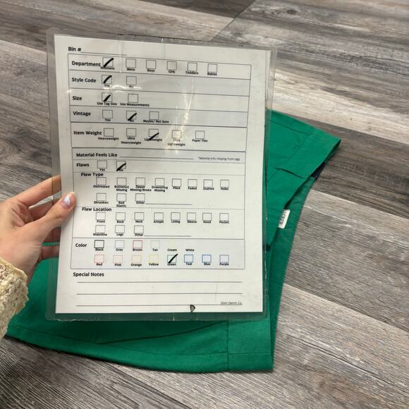 NWT J Crew Factory Green Womens 10 Scalloped Linen Blend Mid Rise Vacation Short - Picture 12 of 12